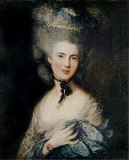 Thomas Gainsborough Lady in Blue Germany oil painting artist